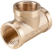 Sárgaréz T-idom 130 EvoSanitary® / D[hüvelyk]: 1/2