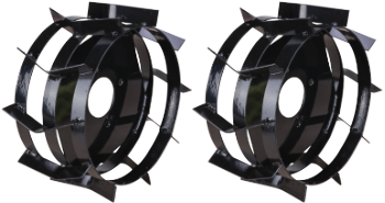 Fém Kerekek Rotációs Kapához/Kapálógéphez Típus 2 / D[mm]: 350