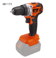 Fúró-Csavarozó Akkumulátor és Töltő nélkül, Gyorsbefogó Műanyag Tokmánnyal, Brushless EvoTools®
