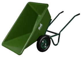 Talicska zöld műanyag teknővel, billentéssel és 2 kerékkel 170 EvoTools® / C[l]: 170