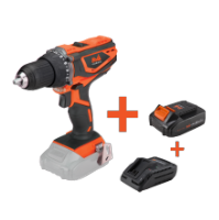 Akkus fúrócsavarozó készlet 2 akkumulátorral és töltővel MAX 20V ONE EvoTools®