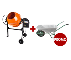 Betonkeverő EvoTools® + Talicska PROMO 1+1