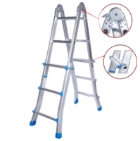 Teleszkópos Alumínium Létra 2094 EvoTools® / N[fokok]: 4x3; Hu[cm]: 140; Ht[cm]: 286