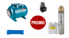 Házi Víznyomásfokozó Készlet 24l Merülőszivattyúval 1100W