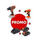 Akkus Fúrócsavarozó Akkumulátorokkal és Töltővel (Promo 681327 Ragasztópisztoly)