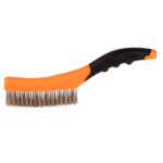 Rozsdamentes Acél Drótkefe, Műanyag Nyél, 2 Szín