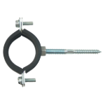 Fém Csőbilincs Menetes Szárral és Gumi Betéttel EvoSanitary®